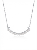 Shimmering Smile Freshwater Pearl Arc Necklace