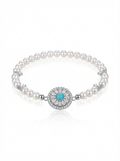 China-Chic Freshwater Pearl Lucky Compass Bracelet